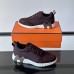 Replica Hermes Bouncing Sneaker toe box and front panel stitching