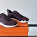 Premium leather texture close-up on Replica Hermes Bouncing Sneaker