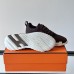 Top down view showing laces and collar of Replica Hermes Bouncing Sneaker
