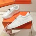 Heel counter and pull tab on Replica Hermes Bouncing Sneaker