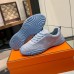 Hermes Blue Suede Neon Sneaker Hermes Blue Suede Neon Sneaker